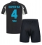 Bayer Leverkusen Jonathan Tah #4 3rd trikot Kinder 2024-25 Kurzarm (+ kurze hosen)