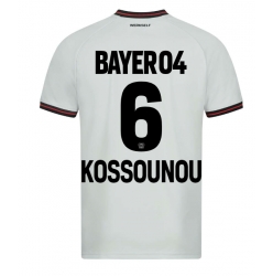 Bayer Leverkusen Odilon Kossounou #6 Auswärtstrikot 2023-24 Kurzarm