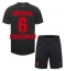 Bayer Leverkusen Odilon Kossounou #6 Heimtrikot Kinder 2023-24 Kurzarm (+ kurze hosen)