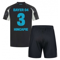 Bayer Leverkusen Piero Hincapie #3 3rd trikot Kinder 2024-25 Kurzarm (+ kurze hosen)