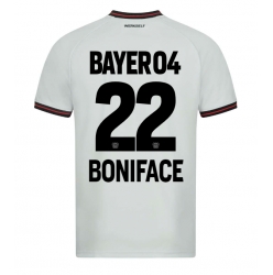 Bayer Leverkusen Victor Boniface #22 Auswärtstrikot 2023-24 Kurzarm