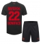 Bayer Leverkusen Victor Boniface #22 Heimtrikot Kinder 2023-24 Kurzarm (+ kurze hosen)