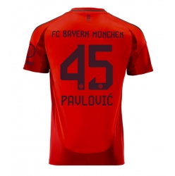 Bayern Munich Aleksandar Pavlovic #45 Heimtrikot 2024-25 Kurzarm