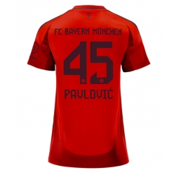 Bayern Munich Aleksandar Pavlovic #45 Heimtrikot Frauen 2024-25 Kurzarm