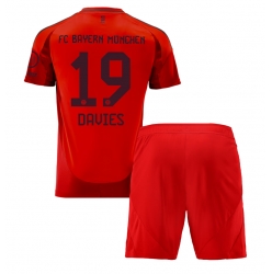 Bayern Munich Alphonso Davies #19 Heimtrikot Kinder 2024-25 Kurzarm (+ kurze hosen)