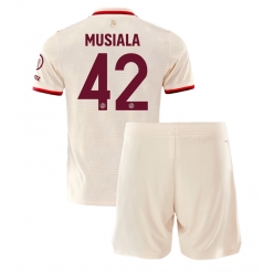 Bayern Munich Jamal Musiala #42 3rd trikot Kinder 2024-25 Kurzarm (+ kurze hosen)