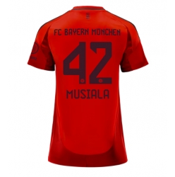 Bayern Munich Jamal Musiala #42 Heimtrikot Frauen 2024-25 Kurzarm