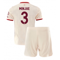 Bayern Munich Kim Min-jae #3 3rd trikot Kinder 2024-25 Kurzarm (+ kurze hosen)