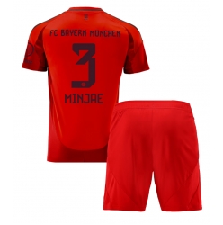 Bayern Munich Kim Min-jae #3 Heimtrikot Kinder 2024-25 Kurzarm (+ kurze hosen)