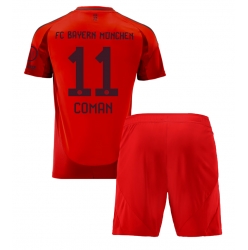 Bayern Munich Kingsley Coman #11 Heimtrikot Kinder 2024-25 Kurzarm (+ kurze hosen)