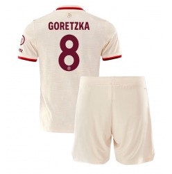 Bayern Munich Leon Goretzka #8 3rd trikot Kinder 2024-25 Kurzarm (+ kurze hosen)