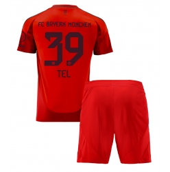 Bayern Munich Mathys Tel #39 Heimtrikot Kinder 2024-25 Kurzarm (+ kurze hosen)