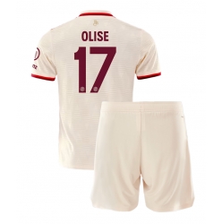 Bayern Munich Michael Olise #17 3rd trikot Kinder 2024-25 Kurzarm (+ kurze hosen)