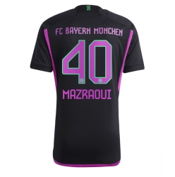 Bayern Munich Noussair Mazraoui #40 Auswärtstrikot 2023-24 Kurzarm