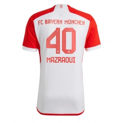 Bayern Munich Noussair Mazraoui #40 Heimtrikot 2023-24 Kurzarm