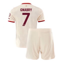 Bayern Munich Serge Gnabry #7 3rd trikot Kinder 2024-25 Kurzarm (+ kurze hosen)