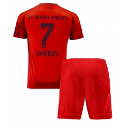 Bayern Munich Serge Gnabry #7 Heimtrikot Kinder 2024-25 Kurzarm (+ kurze hosen)