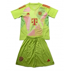 Bayern Munich Torwart Heimtrikot Kinder 2024-25 Kurzarm (+ kurze hosen)