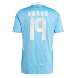 Belgien Johan Bakayoko #19 Auswärtstrikot EM 2024 Kurzarm