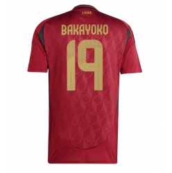 Belgien Johan Bakayoko #19 Heimtrikot EM 2024 Kurzarm