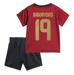 Belgien Johan Bakayoko #19 Heimtrikot Kinder EM 2024 Kurzarm (+ kurze hosen)