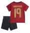 Belgien Johan Bakayoko #19 Heimtrikot Kinder EM 2024 Kurzarm (+ kurze hosen)