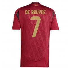 Belgien Kevin De Bruyne #7 Heimtrikot EM 2024 Kurzarm