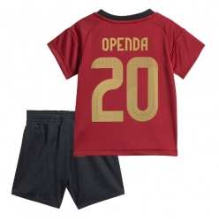 Belgien Lois Openda #20 Heimtrikot Kinder EM 2024 Kurzarm (+ kurze hosen)