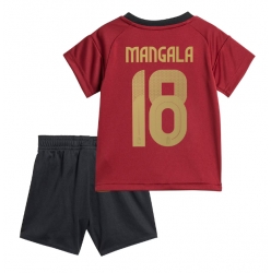 Belgien Orel Mangala #18 Heimtrikot Kinder EM 2024 Kurzarm (+ kurze hosen)