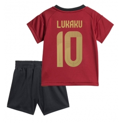 Belgien Romelu Lukaku #10 Heimtrikot Kinder EM 2024 Kurzarm (+ kurze hosen)