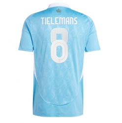 Belgien Youri Tielemans #8 Auswärtstrikot EM 2024 Kurzarm