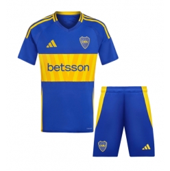 Boca Juniors Heimtrikot Kinder 2024-25 Kurzarm (+ kurze hosen)