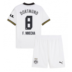 Borussia Dortmund Felix Nmecha #8 3rd trikot Kinder 2024-25 Kurzarm (+ kurze hosen)