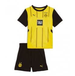 Borussia Dortmund Heimtrikot Kinder 2024-25 Kurzarm (+ kurze hosen)