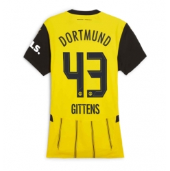 Borussia Dortmund Jamie Bynoe-Gittens #43 Heimtrikot Frauen 2024-25 Kurzarm