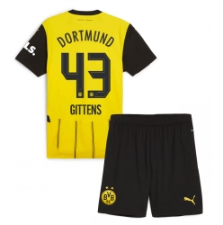 Borussia Dortmund Jamie Bynoe-Gittens #43 Heimtrikot Kinder 2024-25 Kurzarm (+ kurze hosen)