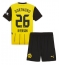 Borussia Dortmund Julian Ryerson #26 Heimtrikot Kinder 2024-25 Kurzarm (+ kurze hosen)