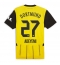 Borussia Dortmund Karim Adeyemi #27 Heimtrikot 2024-25 Kurzarm