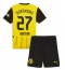 Borussia Dortmund Karim Adeyemi #27 Heimtrikot Kinder 2024-25 Kurzarm (+ kurze hosen)