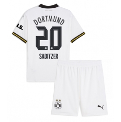 Borussia Dortmund Marcel Sabitzer #20 3rd trikot Kinder 2024-25 Kurzarm (+ kurze hosen)