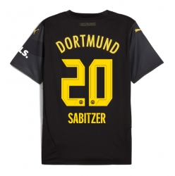 Borussia Dortmund Marcel Sabitzer #20 Auswärtstrikot 2024-25 Kurzarm