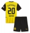 Borussia Dortmund Marcel Sabitzer #20 Heimtrikot Kinder 2024-25 Kurzarm (+ kurze hosen)