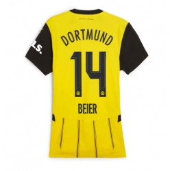 Borussia Dortmund Maximilian Beier #14 Heimtrikot Frauen 2024-25 Kurzarm