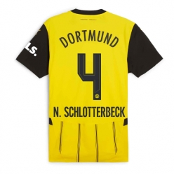 Borussia Dortmund Nico Schlotterbeck #4 Heimtrikot 2024-25 Kurzarm