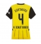 Borussia Dortmund Nico Schlotterbeck #4 Heimtrikot Frauen 2024-25 Kurzarm