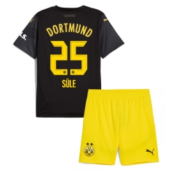 Borussia Dortmund Niklas Sule #25 Auswärtstrikot Kinder 2024-25 Kurzarm (+ kurze hosen)