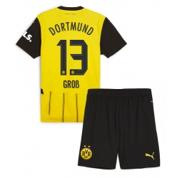 Borussia Dortmund Pascal Gross #13 Heimtrikot Kinder 2024-25 Kurzarm (+ kurze hosen)