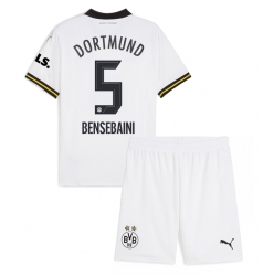 Borussia Dortmund Ramy Bensebaini #5 3rd trikot Kinder 2024-25 Kurzarm (+ kurze hosen)