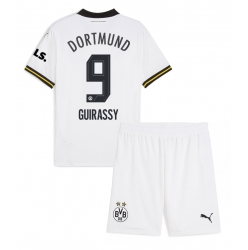 Borussia Dortmund Serhou Guirassy #9 3rd trikot Kinder 2024-25 Kurzarm (+ kurze hosen)