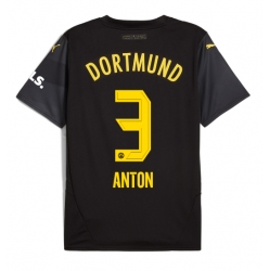 Borussia Dortmund Waldemar Anton #3 Auswärtstrikot 2024-25 Kurzarm